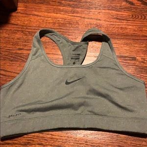 Grey Nike Pro Sports Bra